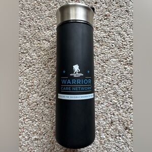 EUC Military Plastic Travel Mug Cup Wounded Warrior Care Network Black Tumbler